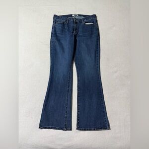 Levi’s Denizen Women's 14 Short W31 L27 Blue Jeans Midrise Bootcut Dark Wash